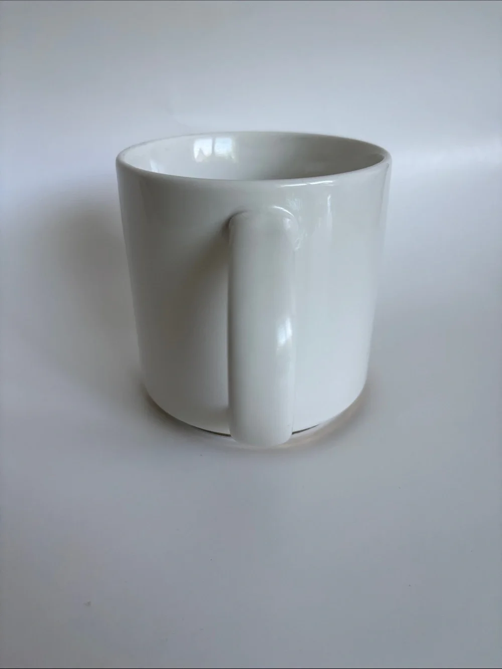 Williams Sonoma Gold Monogram Initial P Mug White Gold